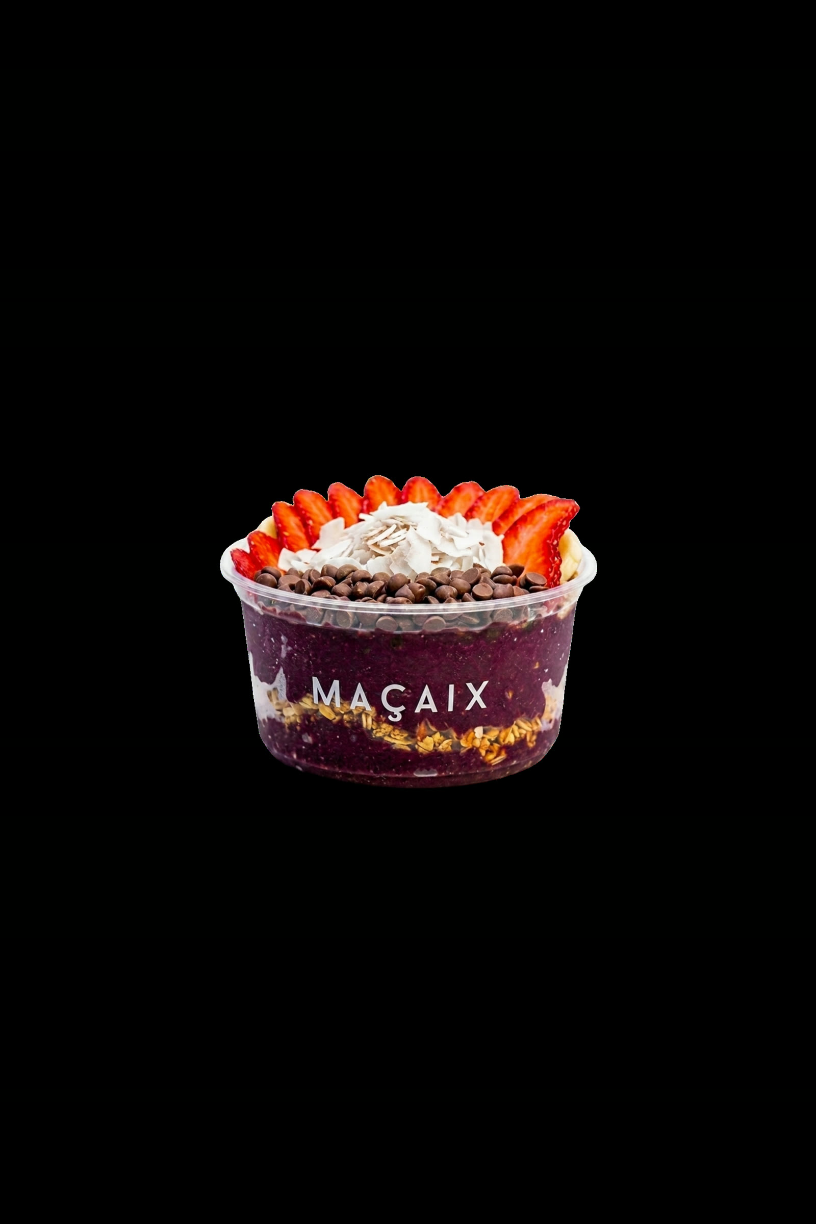 Bowl Maçaix com frutas vermelhas