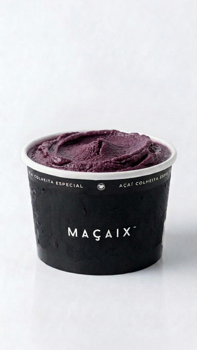Pote Intense Blend 240ml com creme de açaí